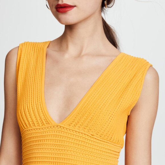 Ronny Kobo Jennifer Dress in Marigold XS - Picture 3 of 8